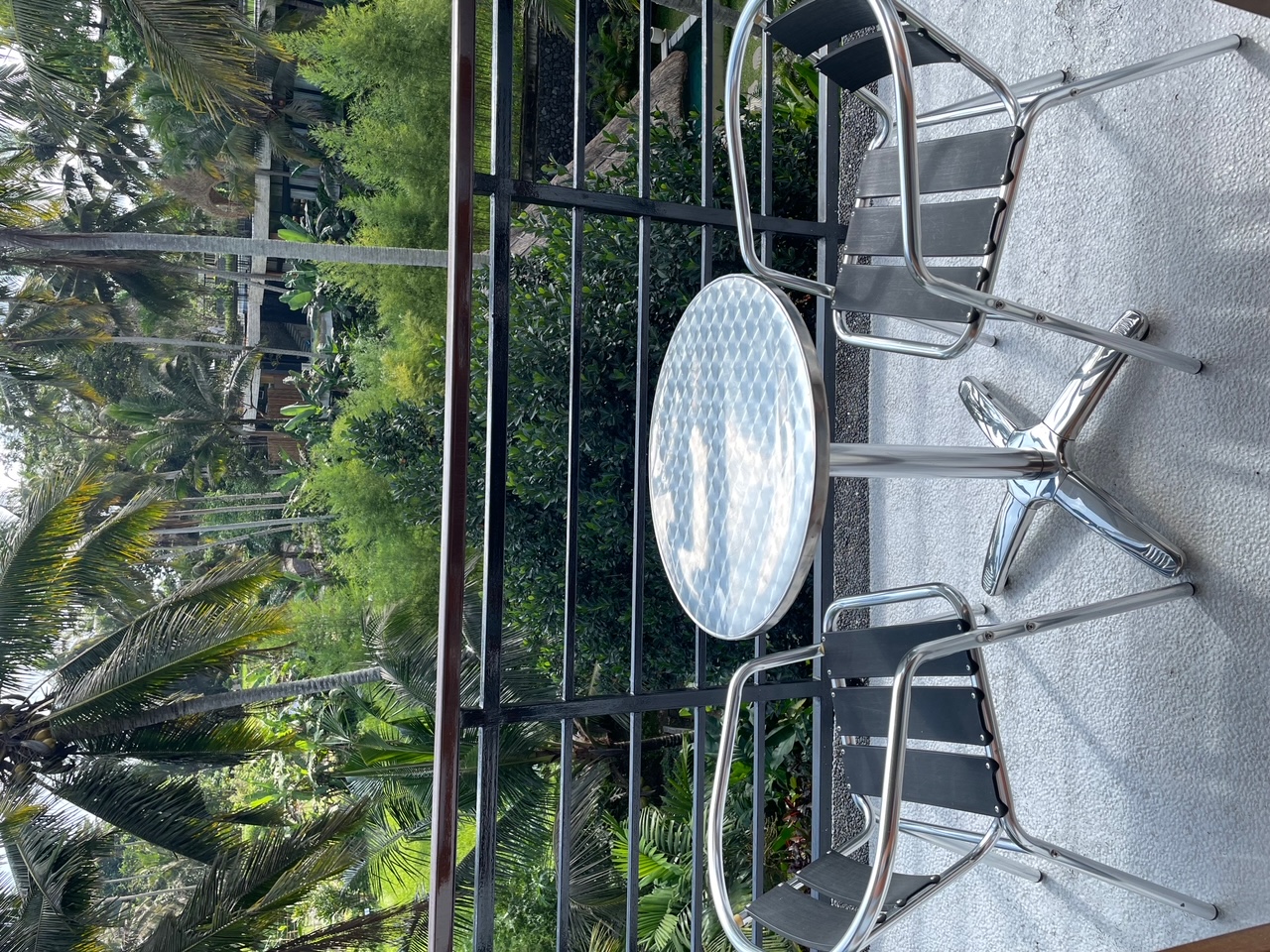 Private balcony terrace at Villa Sancita