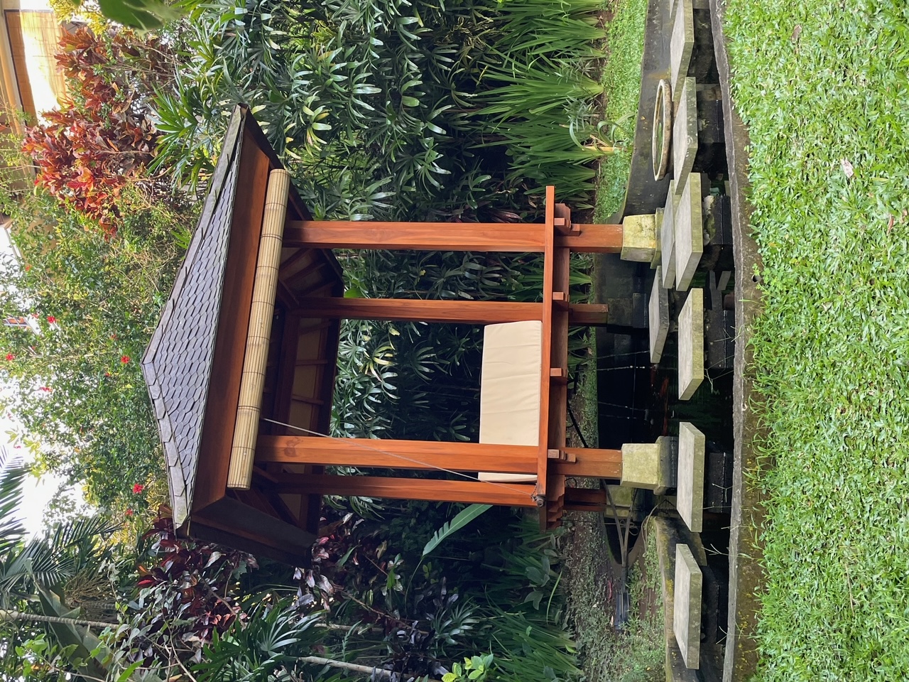 Traditional bale in the garden