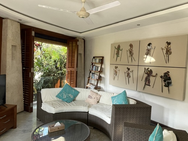 Enclosed air-conditioned entertainment room